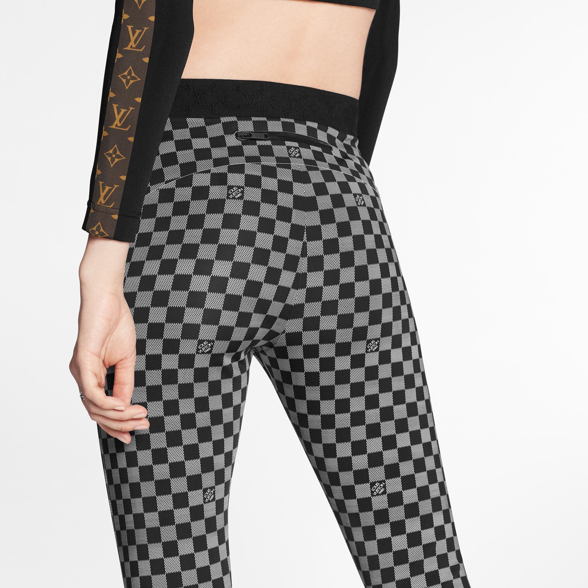 Shiny Damier Leggings - 5