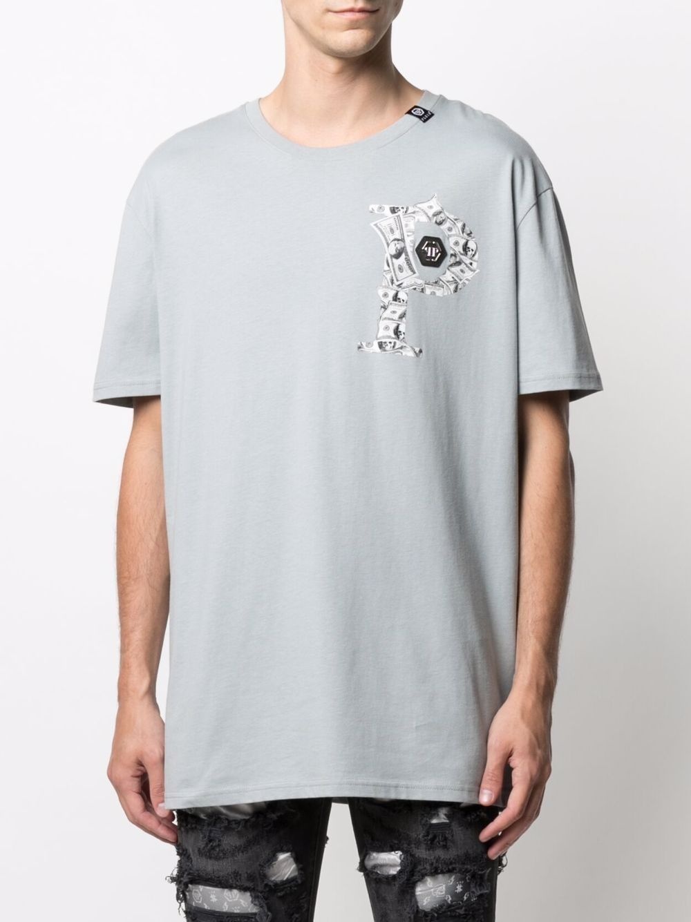 graphic-print logo T-shirt - 3