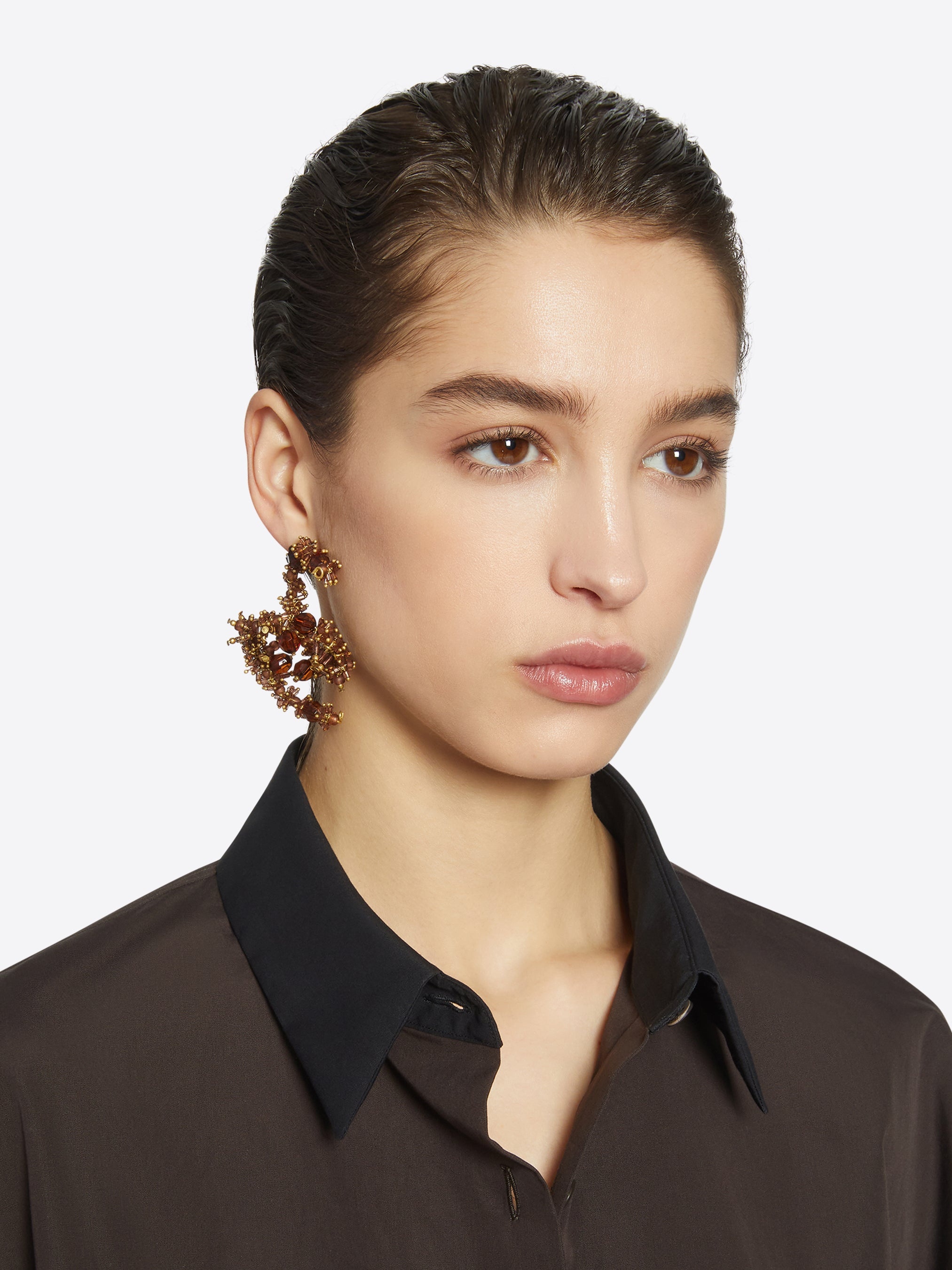 EMBROIDERED EARRINGS - 5