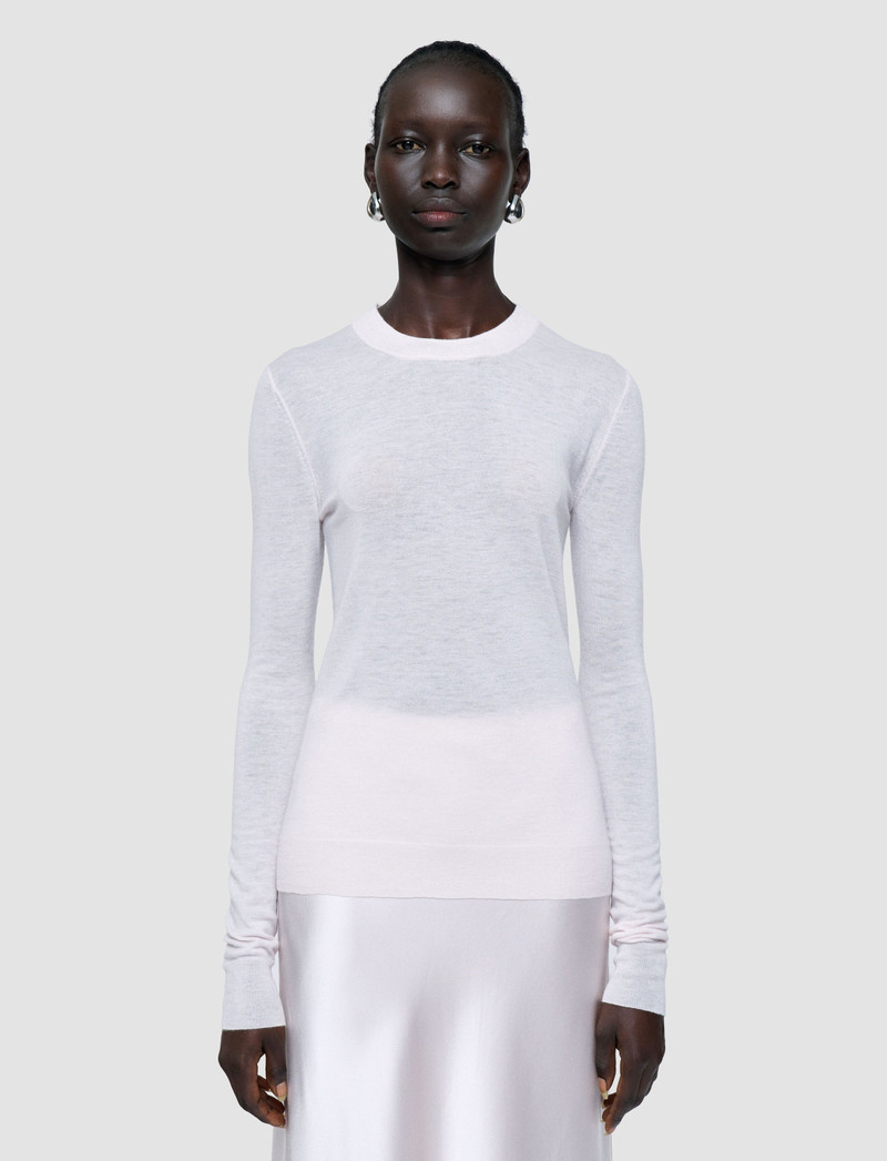 JOSEPH Cashair Round Neck Jumper outlook