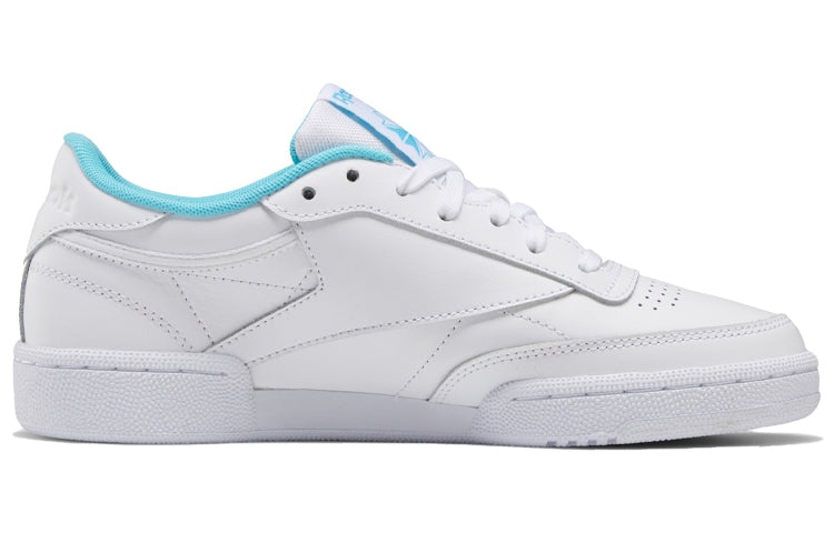 (WMNS) Reebok Club C 85 'White Neon Blue' FV1096 - 2