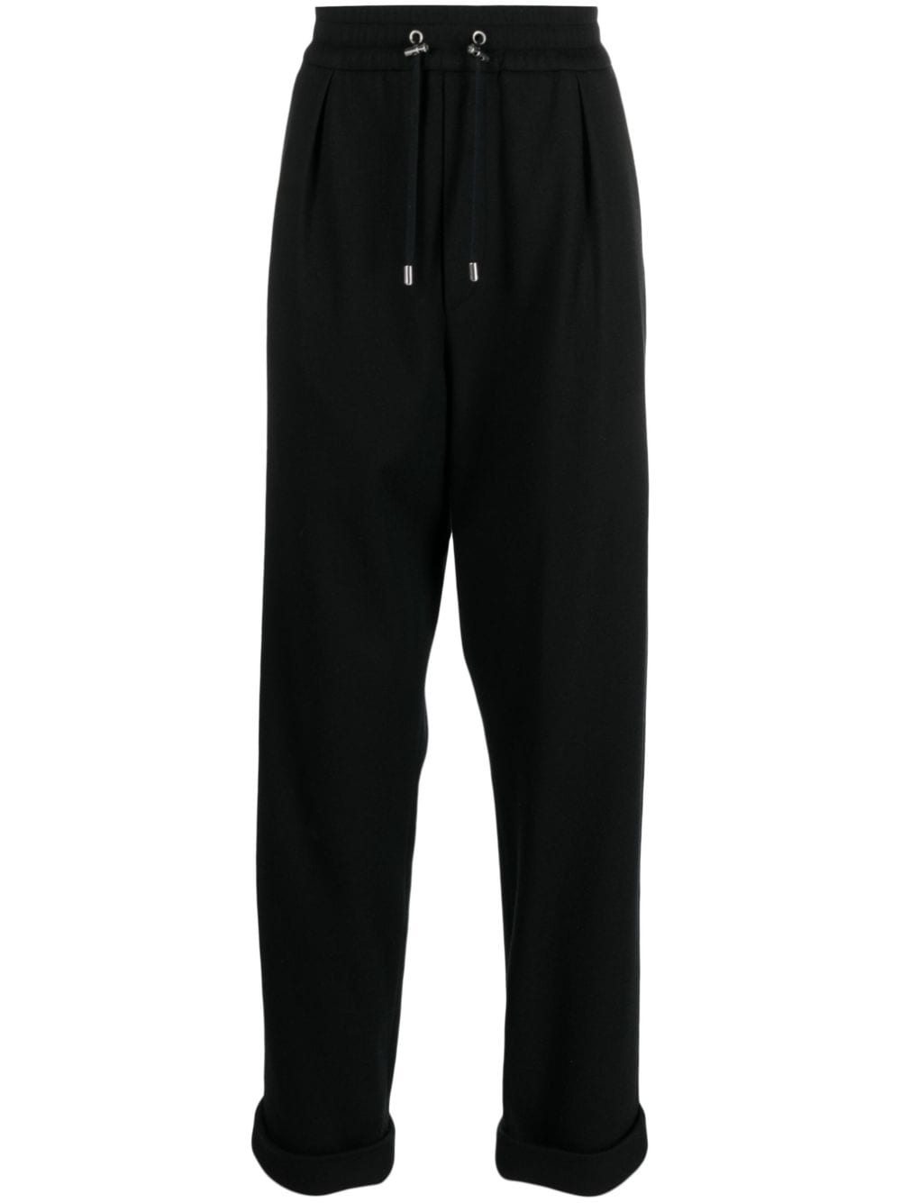 drawstring tapered track pants - 1