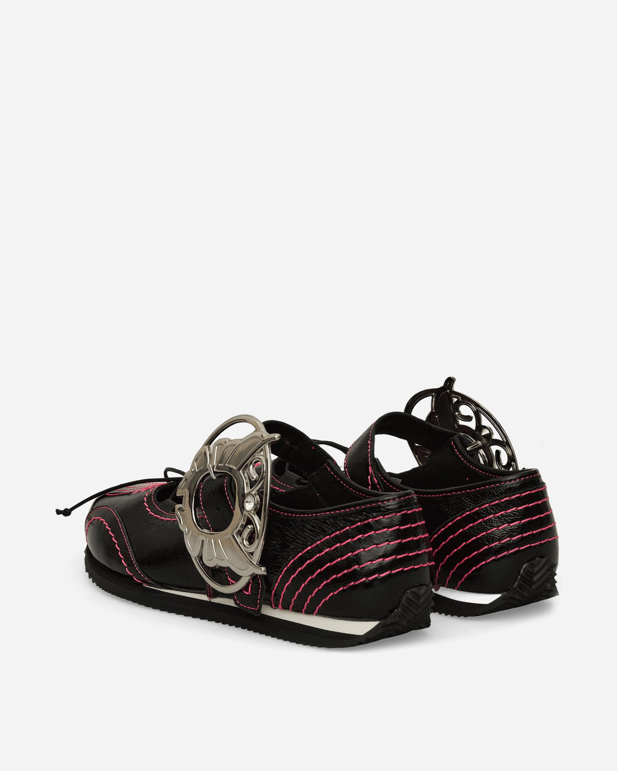 Women's Butterfly Marta Mary Jane Shoes Black / Pink - 4
