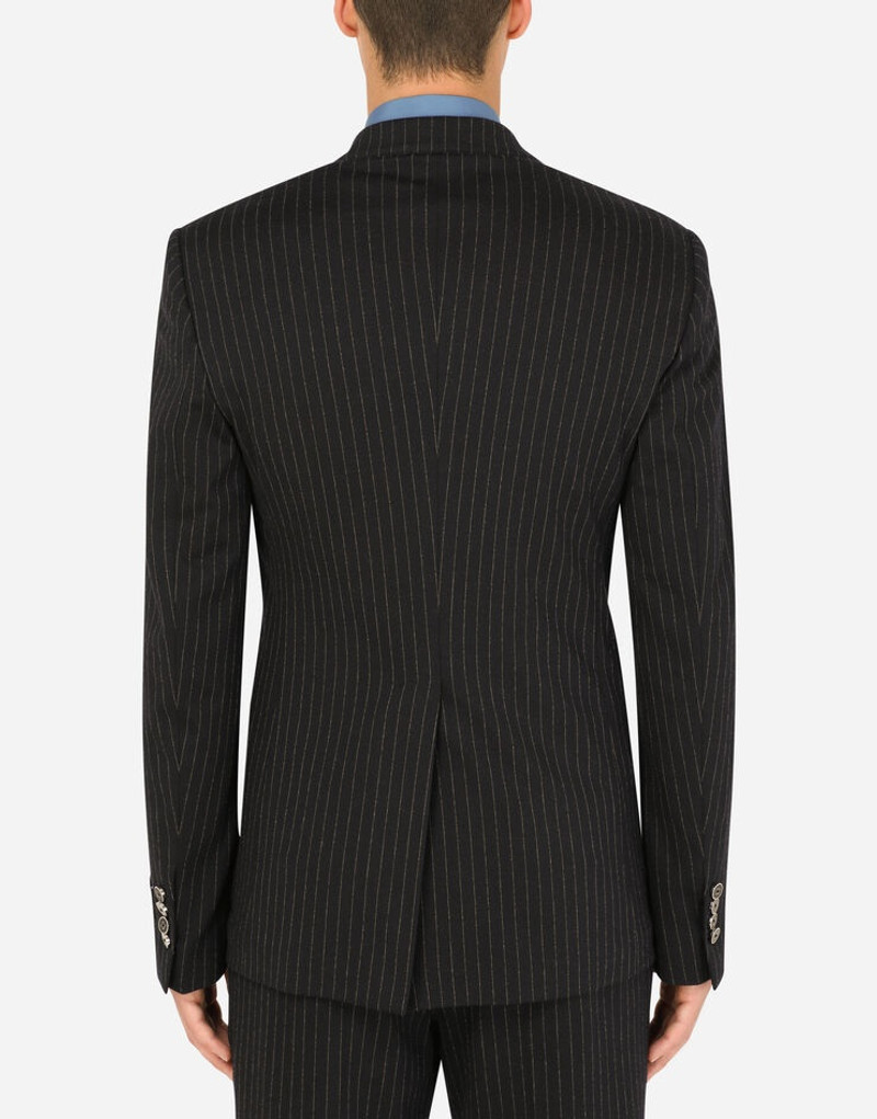 Pinstripe stretch jersey jacket 3