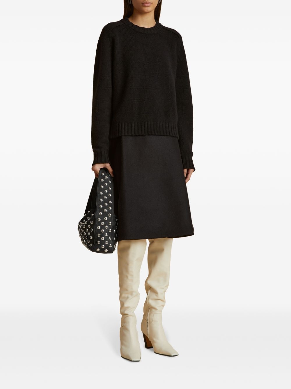 Elena studded shoulder bag - 2