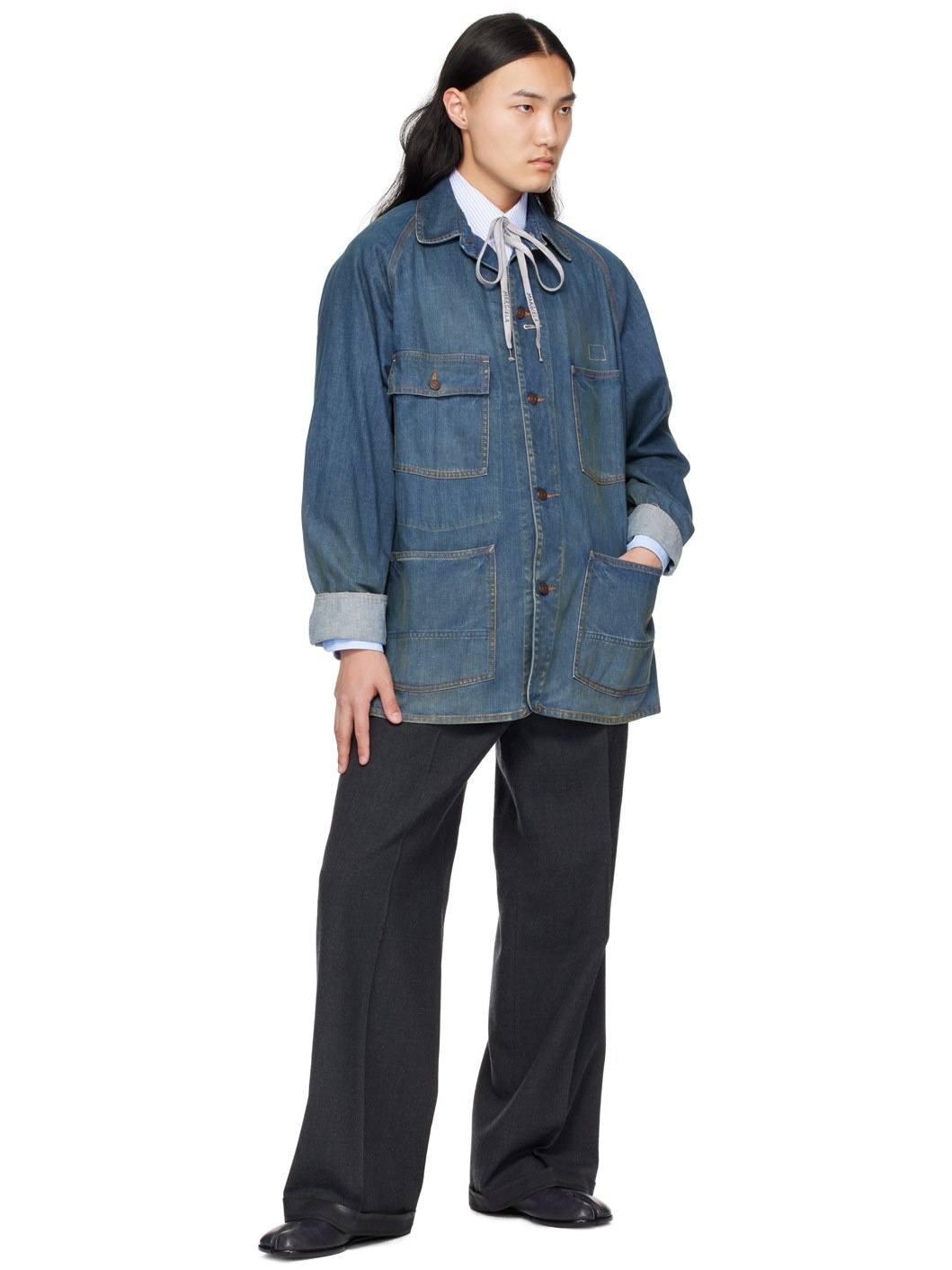 Gray Heavy Trousers - 4