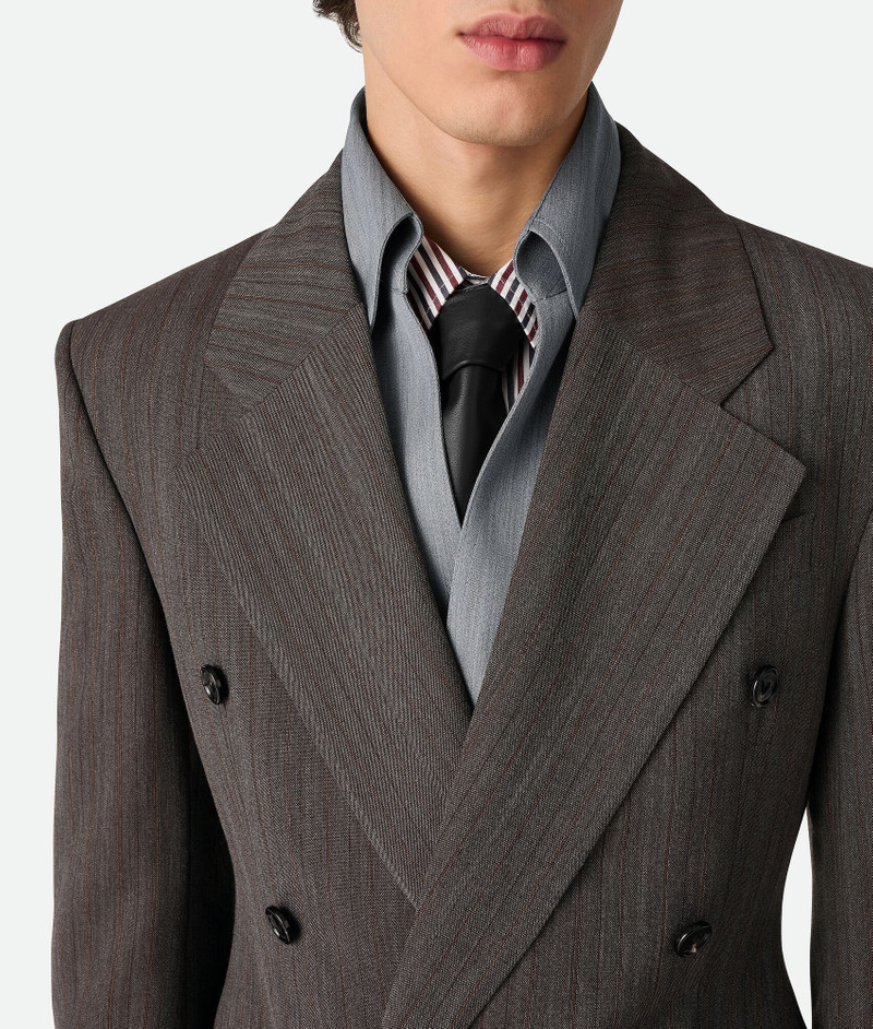 Wool Subtle Stripe Jacket 5