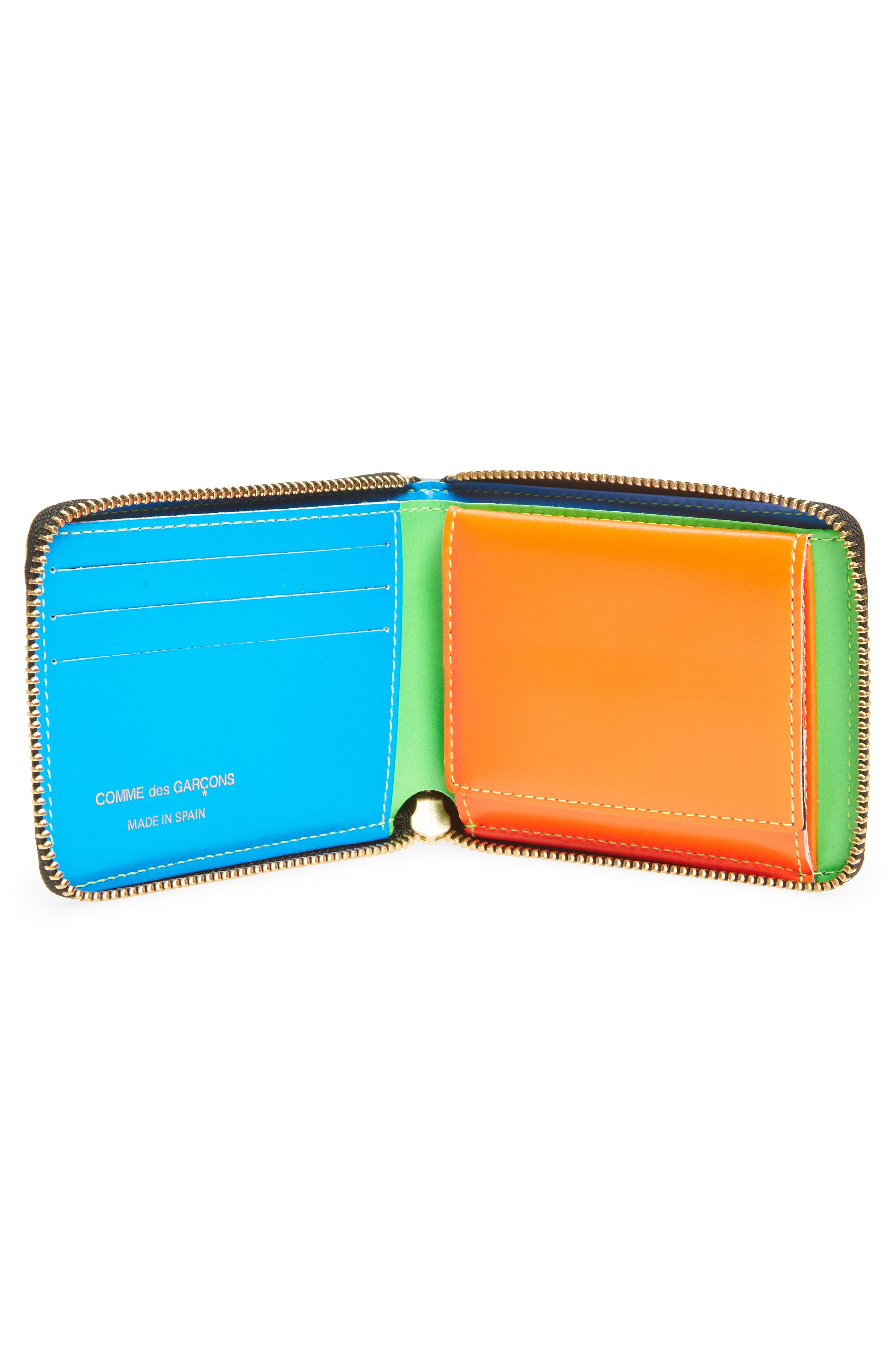 Comme des Garçons Wallets Super Fluo Wallet in Green at Nordstrom - 2