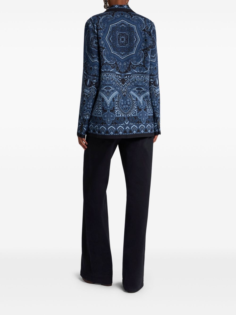 printed reversible blazer - 3
