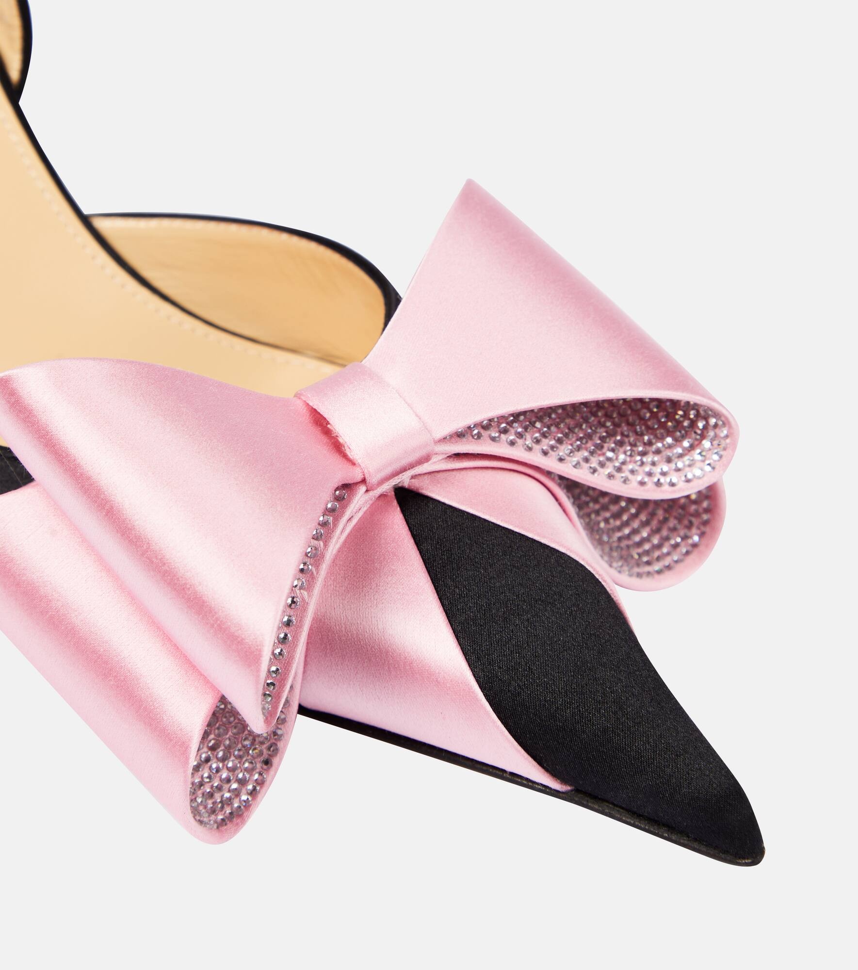 Le Cadeau 65 satin slingback pumps - 6