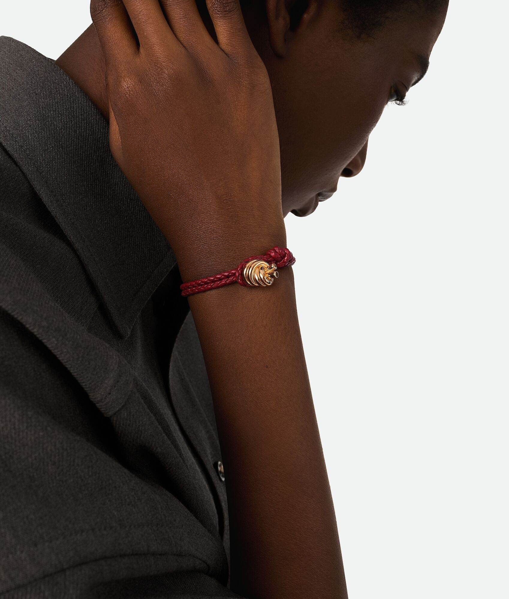 ブレスレット BOTTEGA VENETA BRACELET イエローゴールドシェイプ チェーンブレスレット| Bottega