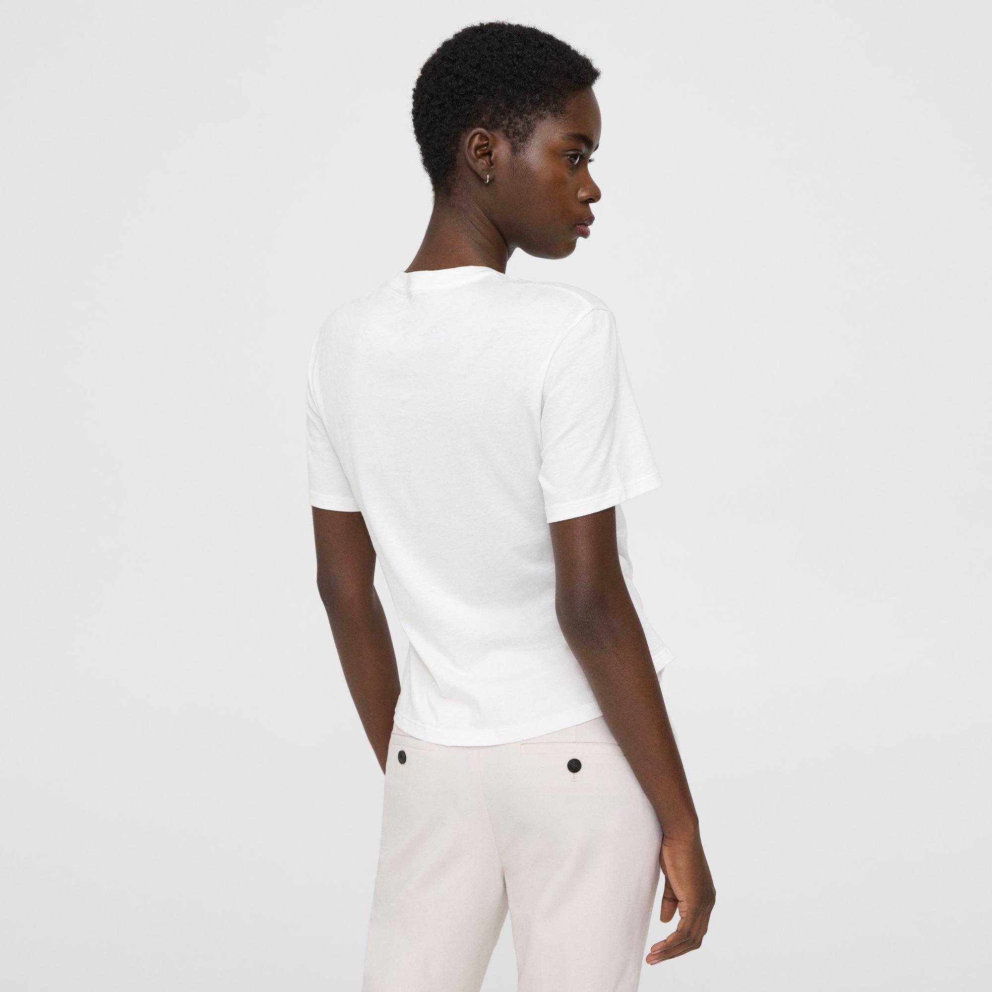 Draped Tee in Organic Cotton - 5