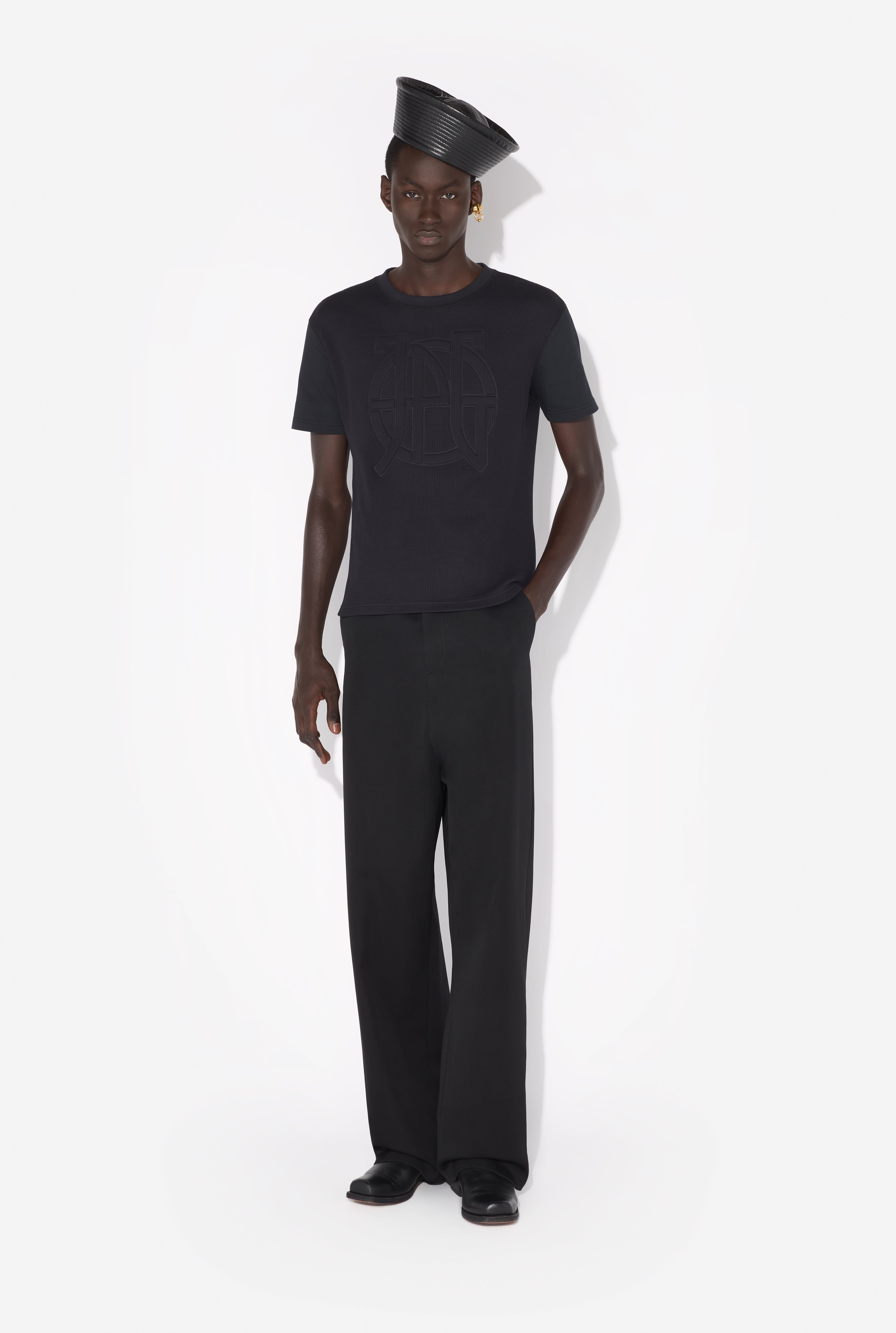 THE BLACK OVERSIZED JPG T-SHIRT - 5