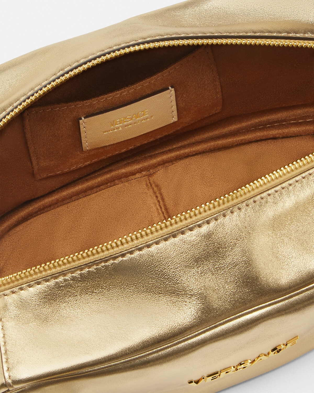 Versace Tag Bowling Metallic Bag - 5