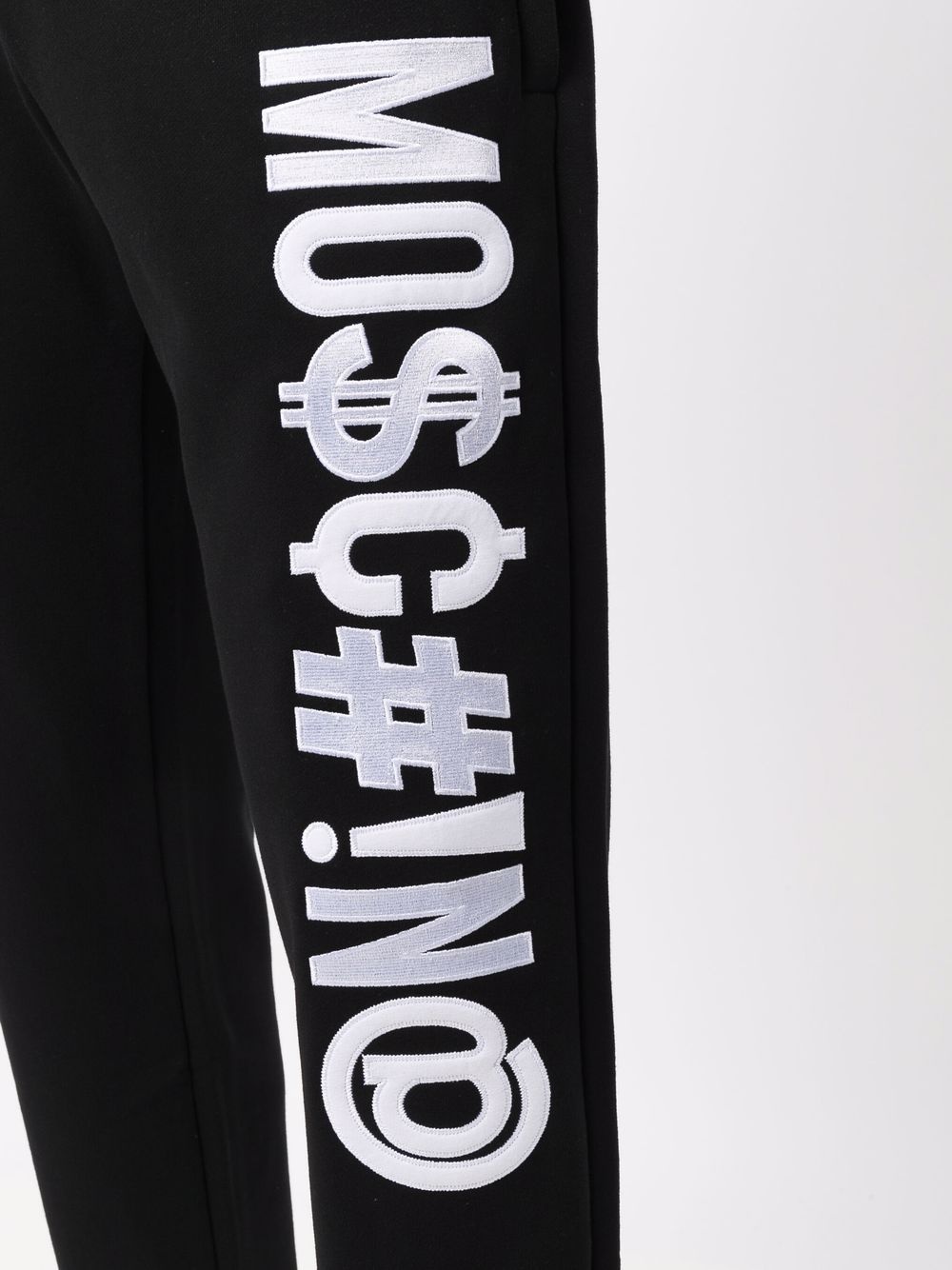 logo appliqué track pants - 6
