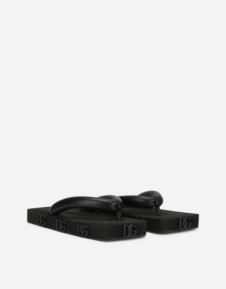 Rubber thong sandals - 2