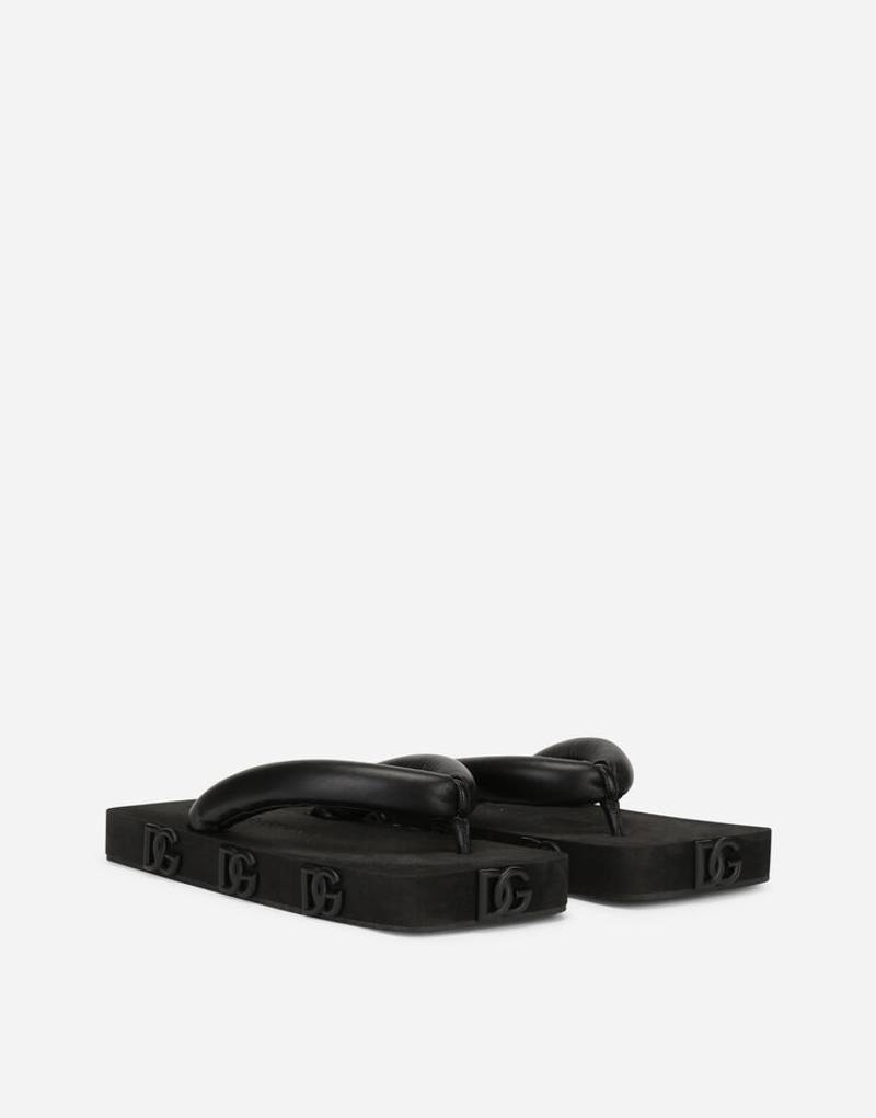 Rubber thong sandals 2