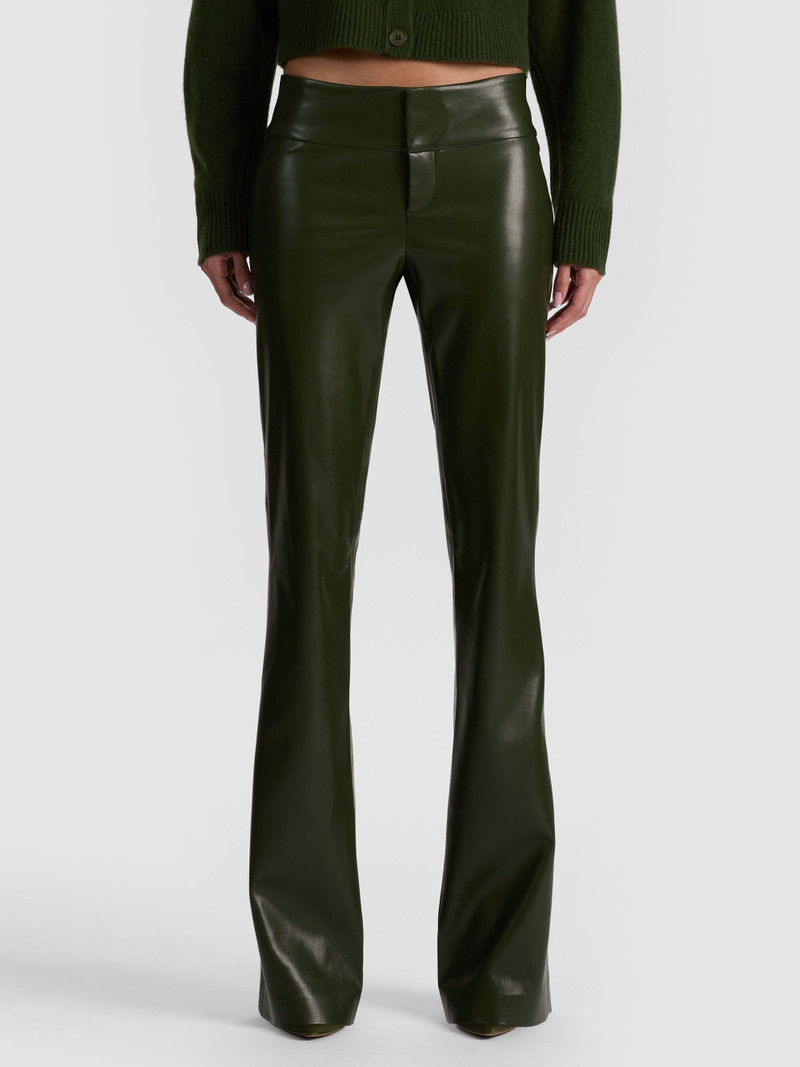 OLIVIA VEGAN BOOTCUT PANT 1