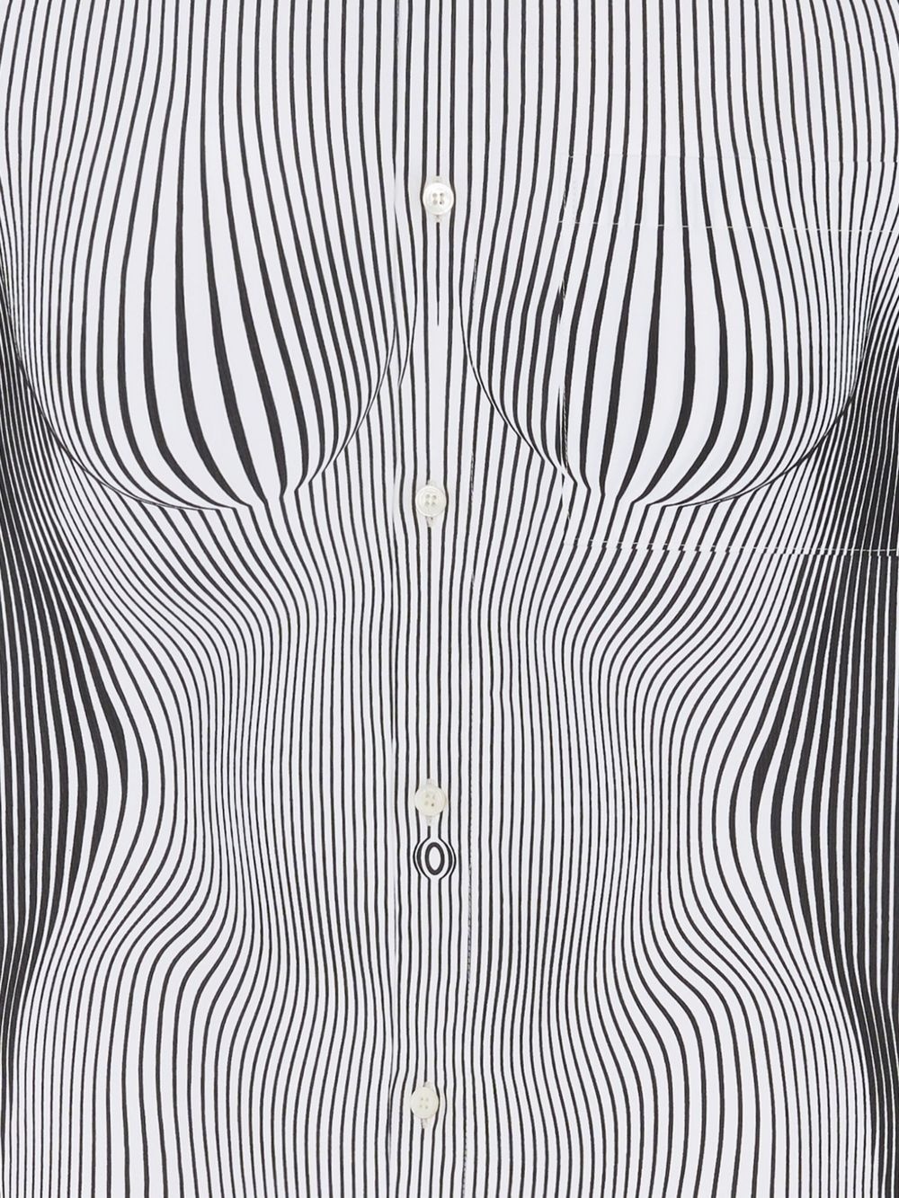 The Petit Grand Pinstripe Body Morphing shirt - 2