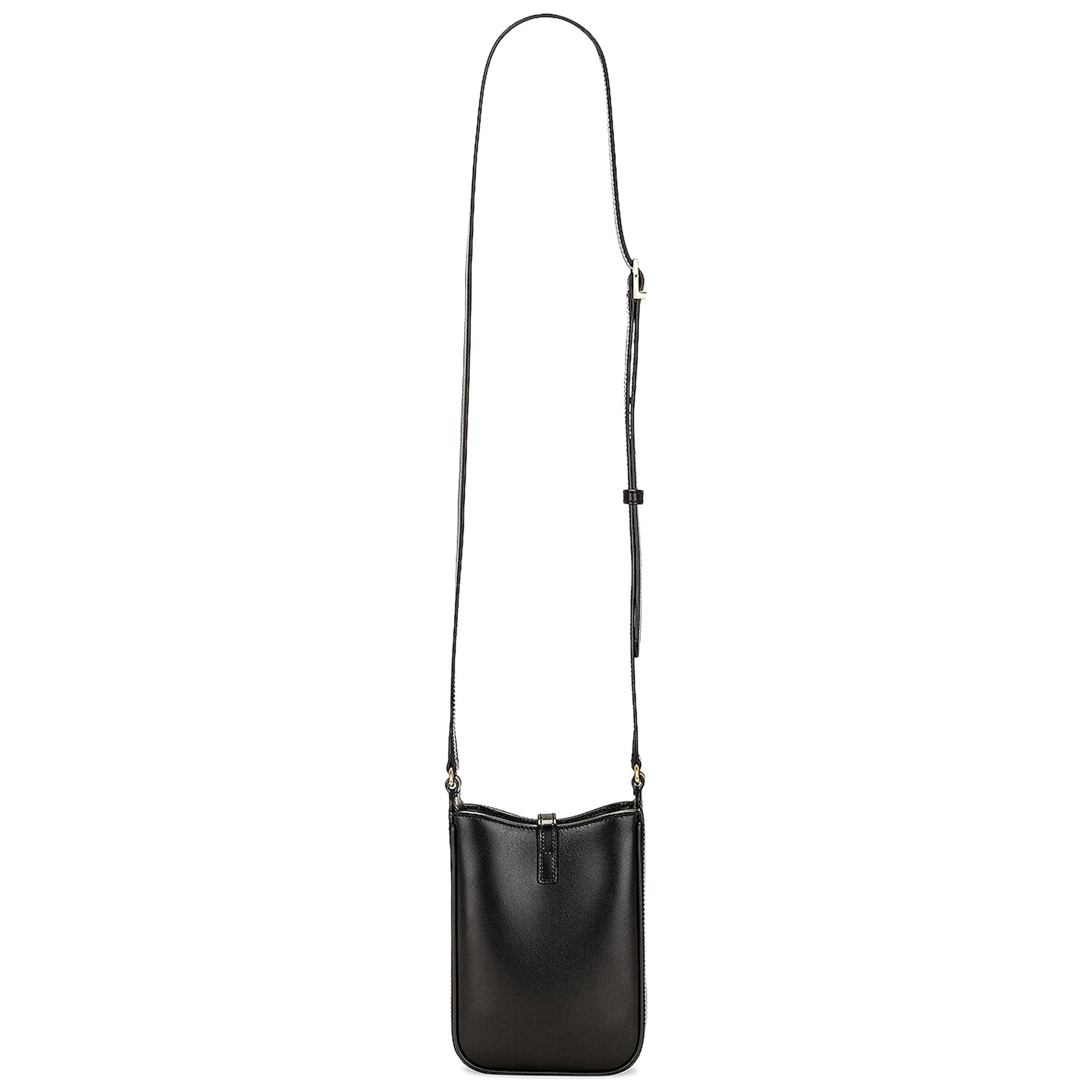 Saint Laurent Mini Le 5 A 7 Pouch Bag 'Black' - 2