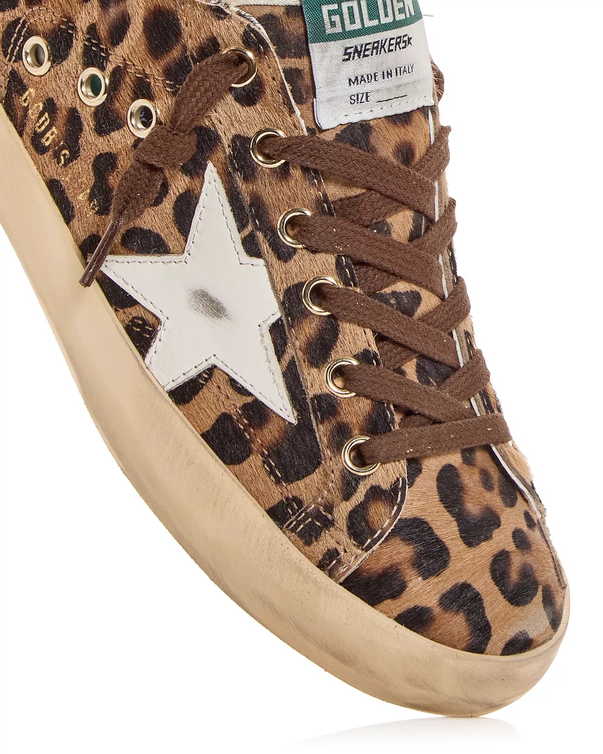 Unisex Super-Star Calf Hair Low Top Sneakers - 5