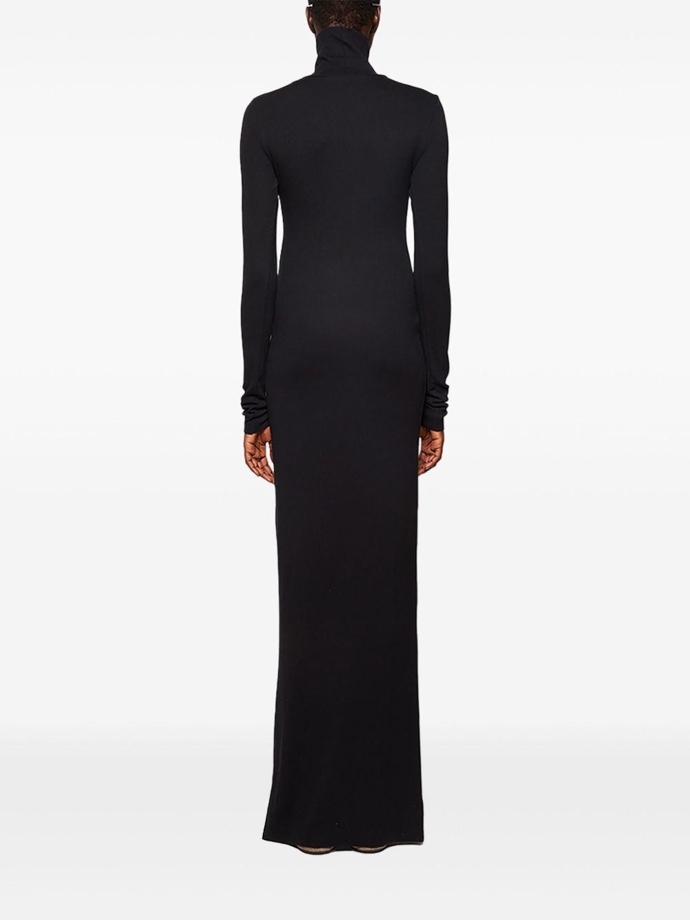 turtleneck maxi dress - 5