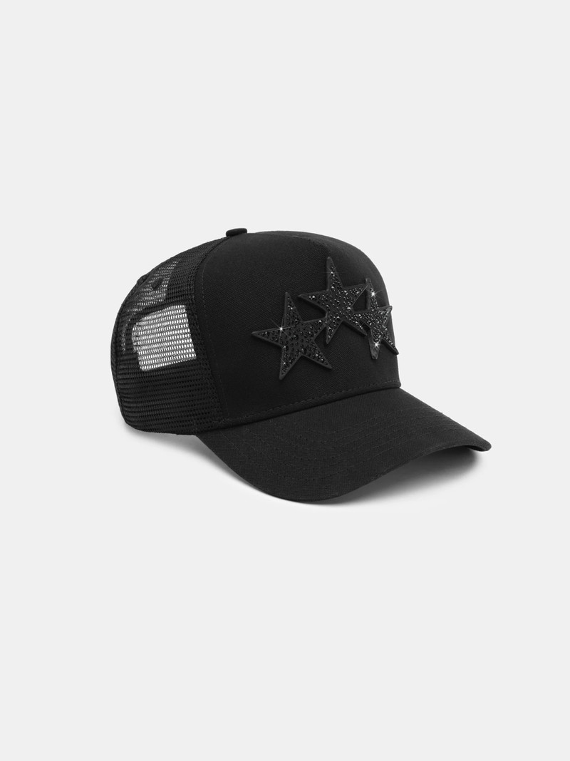 AMIRI CRYSTAL 3 STAR TRUCKER HAT outlook