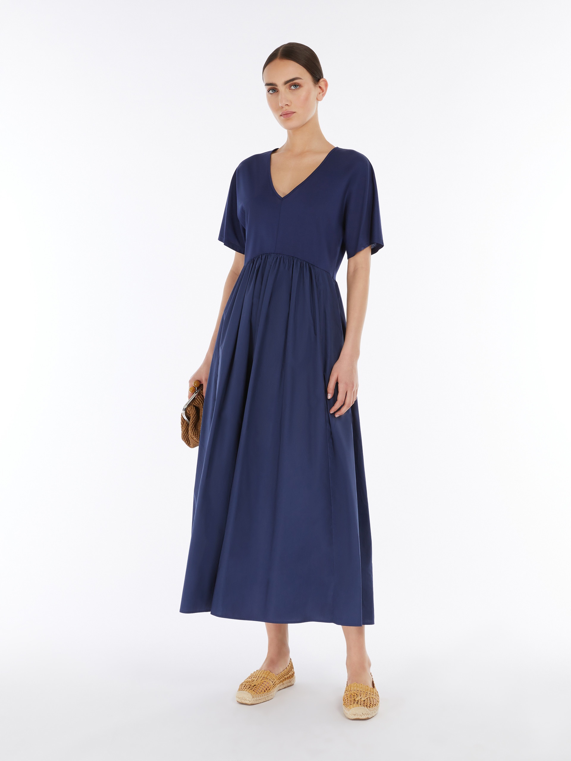 BRONZO Wide jersey dress - 2