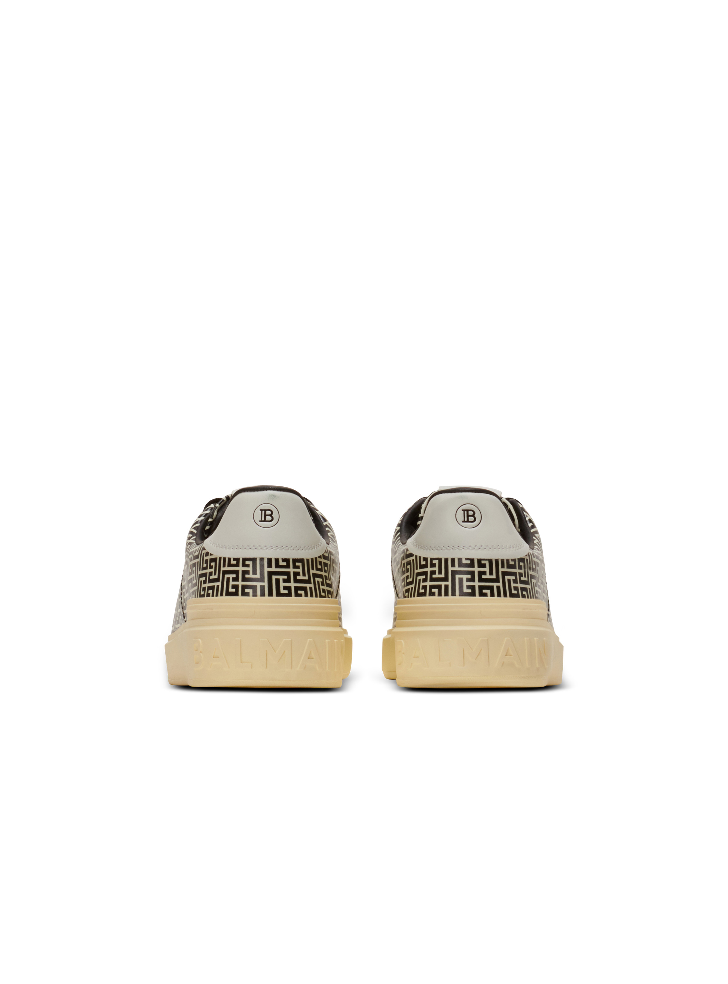 B-Court Flip trainers in monogrammed PB Labyrinth calfskin - 5
