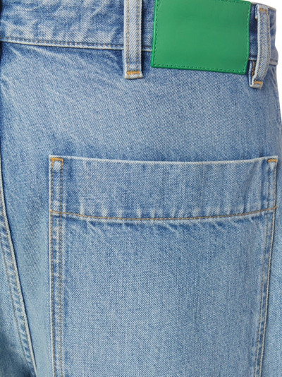 Bottega Veneta Vintage indigo cotton cargo jeans outlook