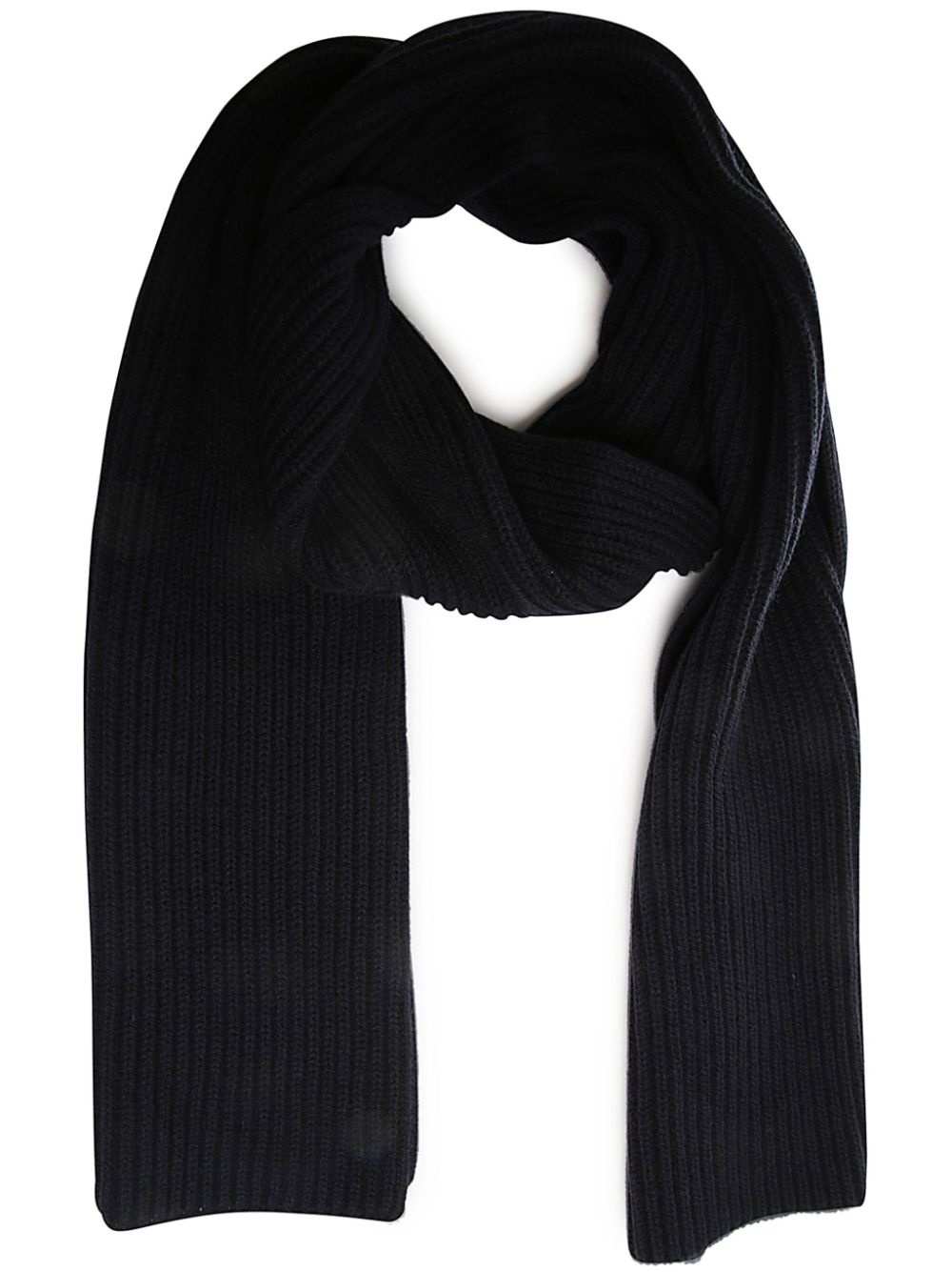 ribbed-knit scarf - 1