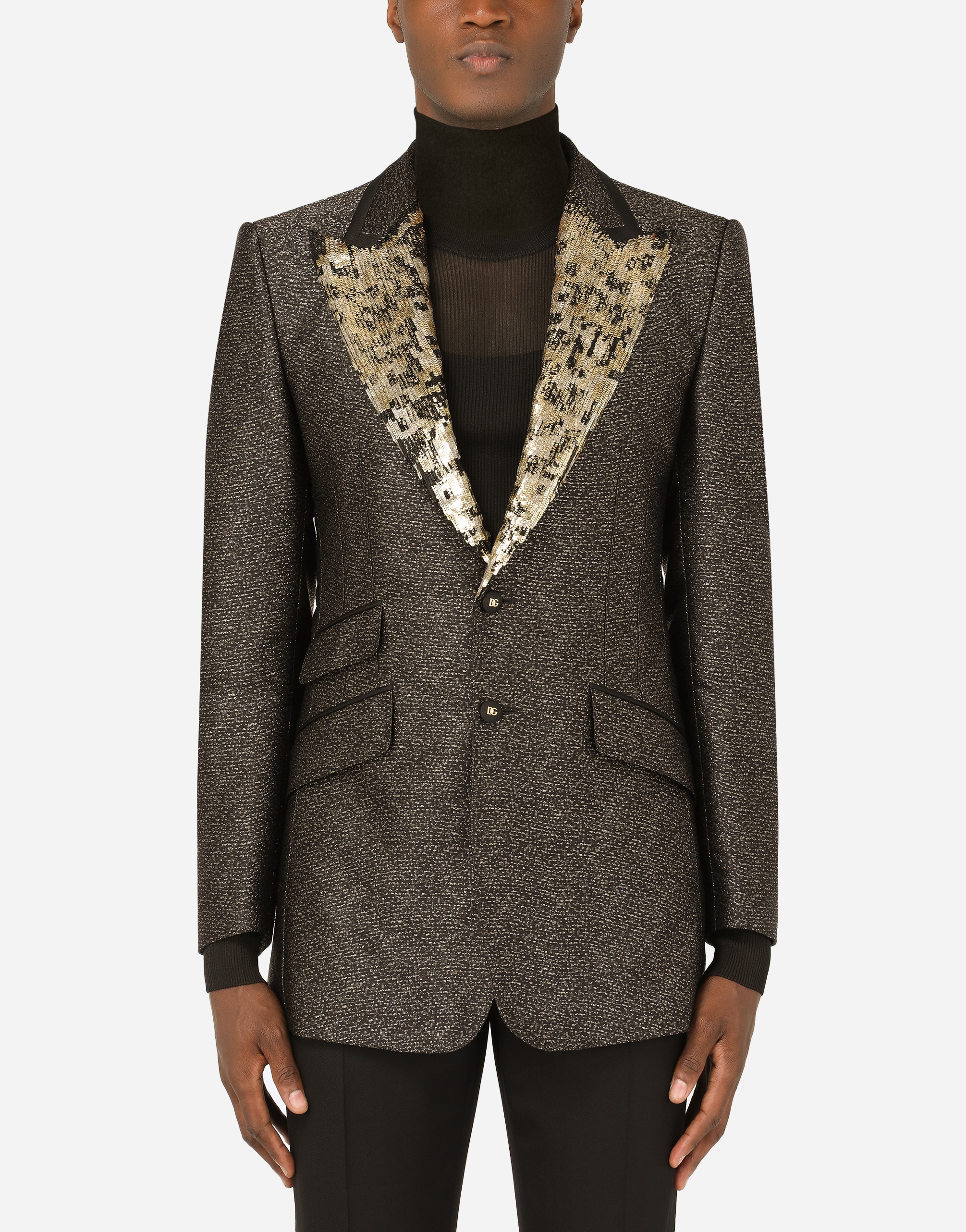 Lamé jacquard Beat-fit jacket - 2