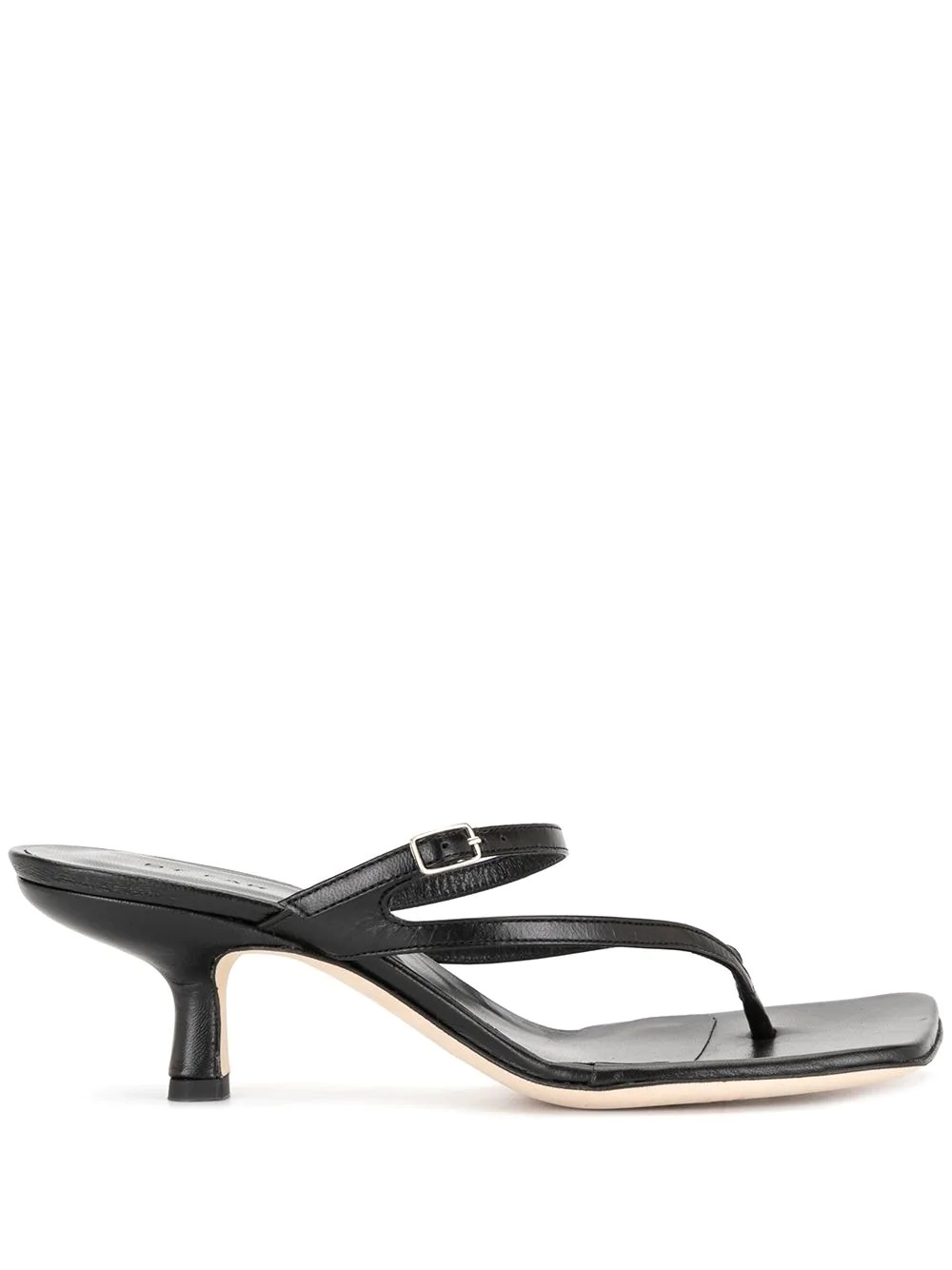 Desire creased-leather sandals - 1