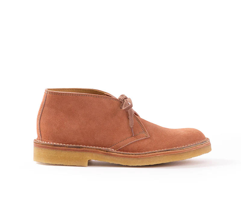 LK-019 Military Desert Boot Japanese Suede Tobacco - 4