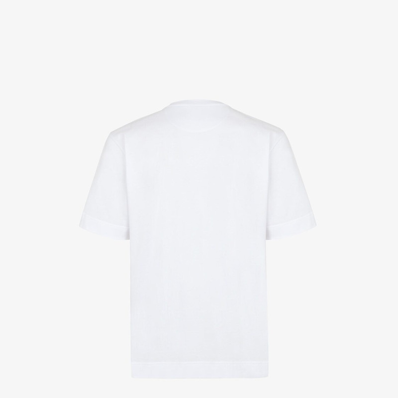 FENDI White cotton T-shirt outlook