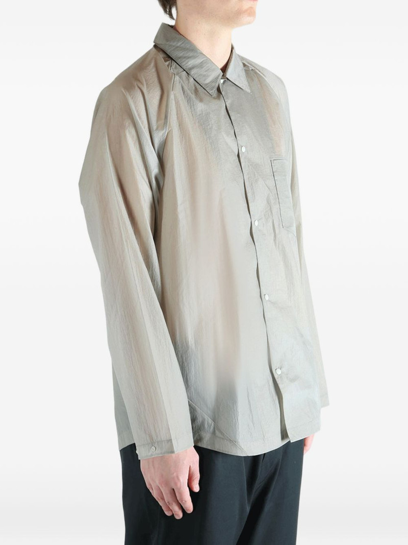 raglan-sleeve sheer shirt 4
