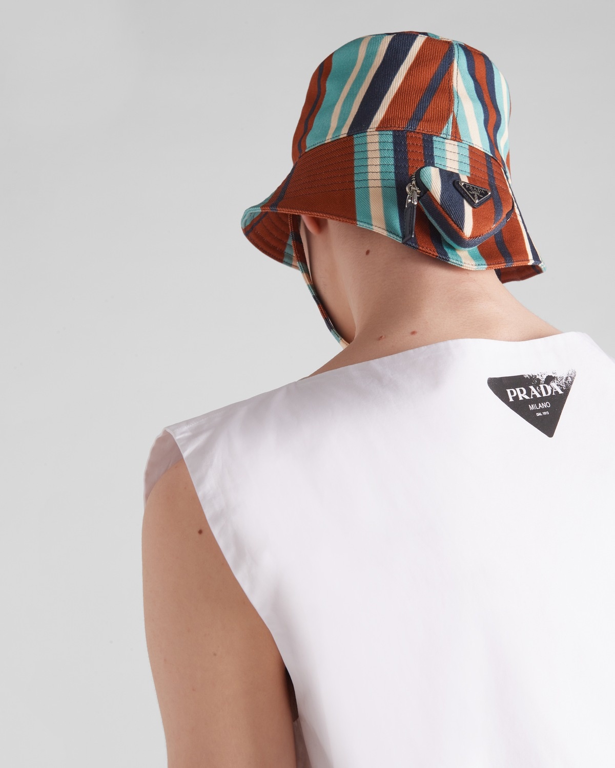 Printed drill hat - 2
