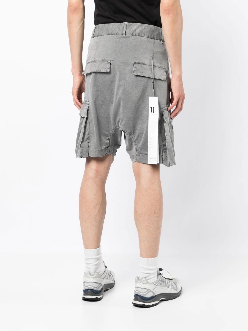 off-centre cargo-shorts - 4