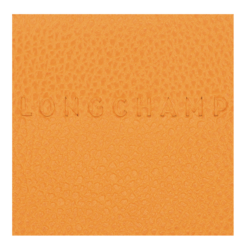 Le Foulonné Card holder Apricot - Leather 3