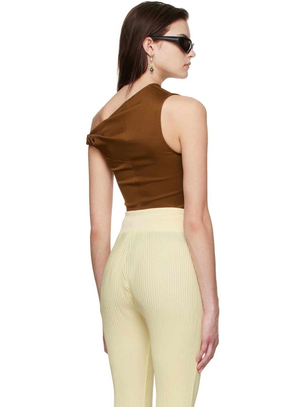 Tan Viscose T-Shirt - 3