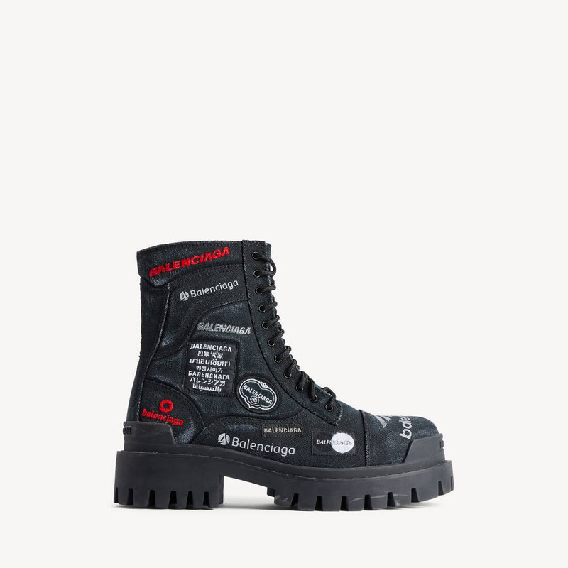 Men's Combat Strike Boot in Black 1