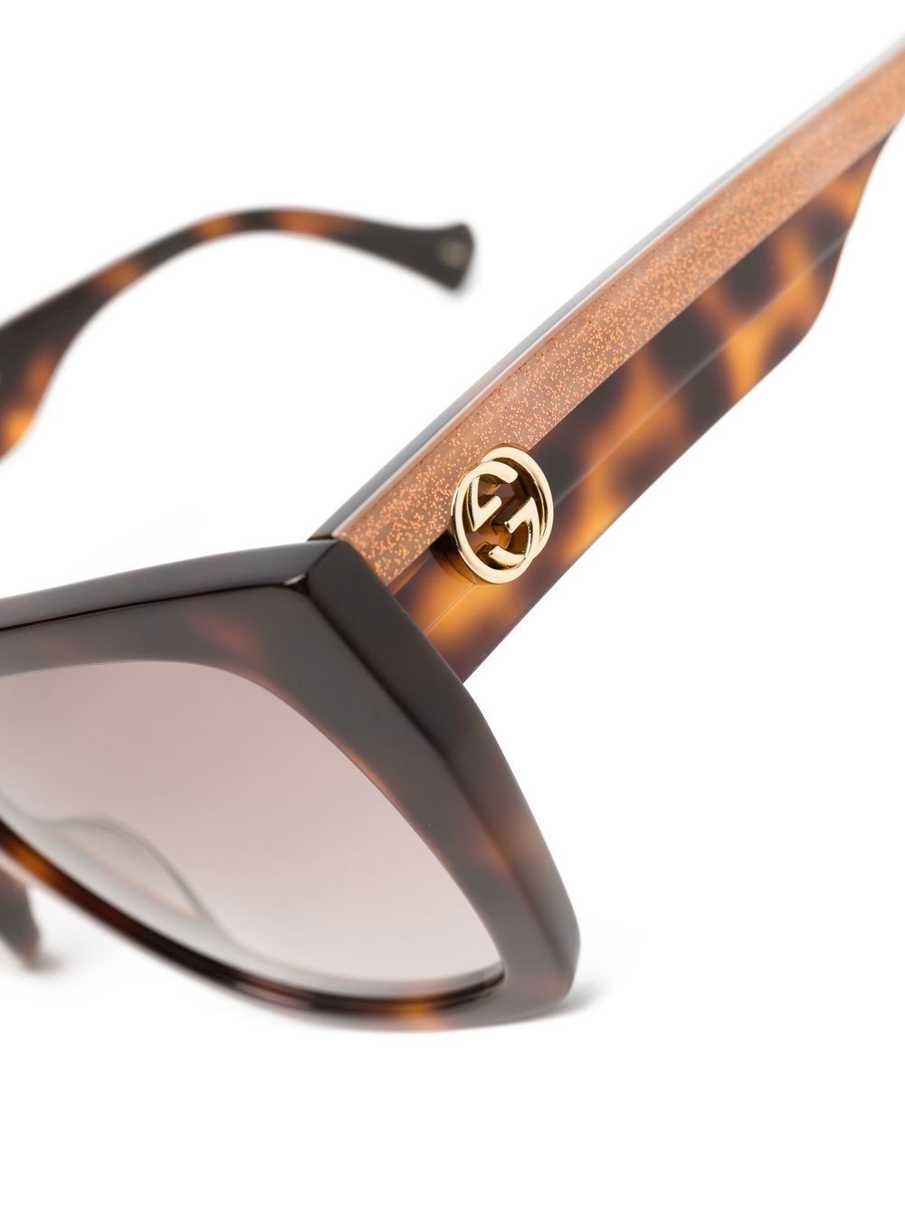 tortoiseshell square-frame sunglasses - 3