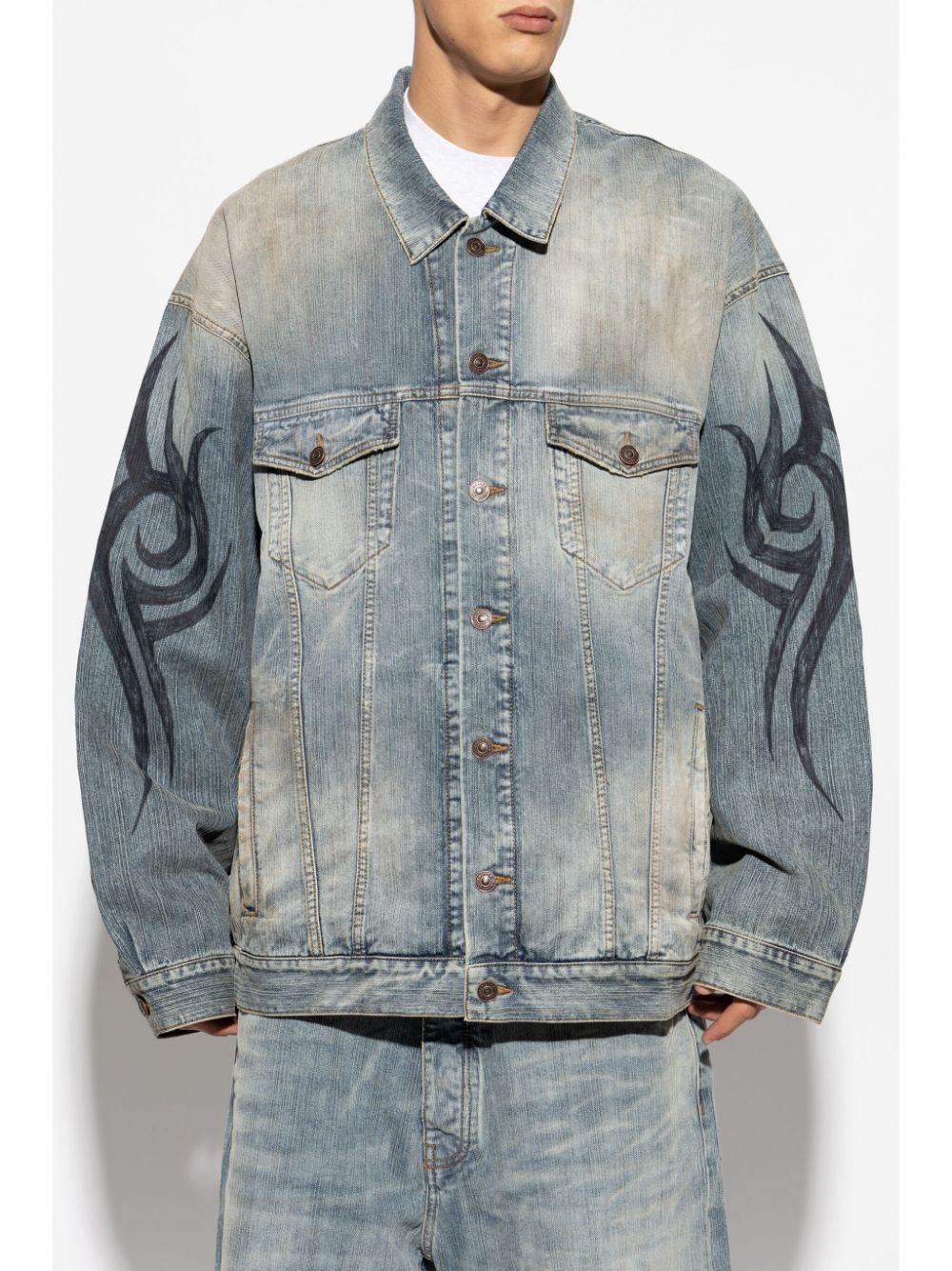 Y2K denim jacket - 3