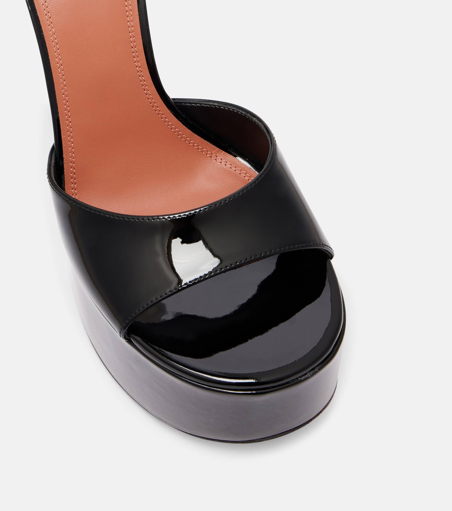 Aya 155 patent leather platform sandals - 5
