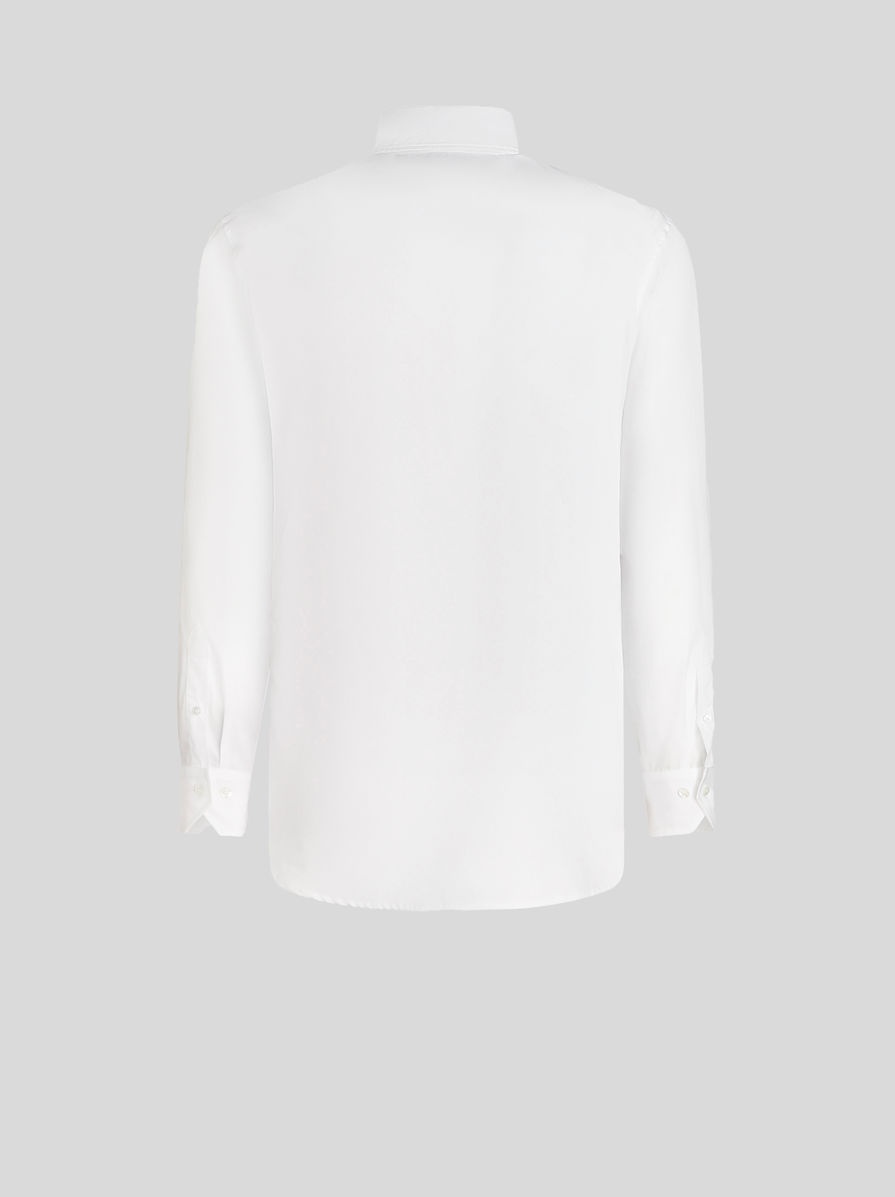 SHIRT WITH EMBROIDERED PLASTRON - 5