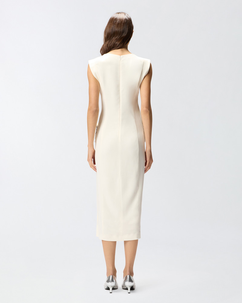 SLIM-FIT DRESS WITH BEJEWELLED EMBROIDERY 4