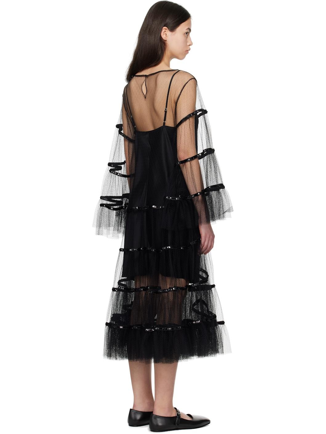 Black Swan Midi Dress - 3