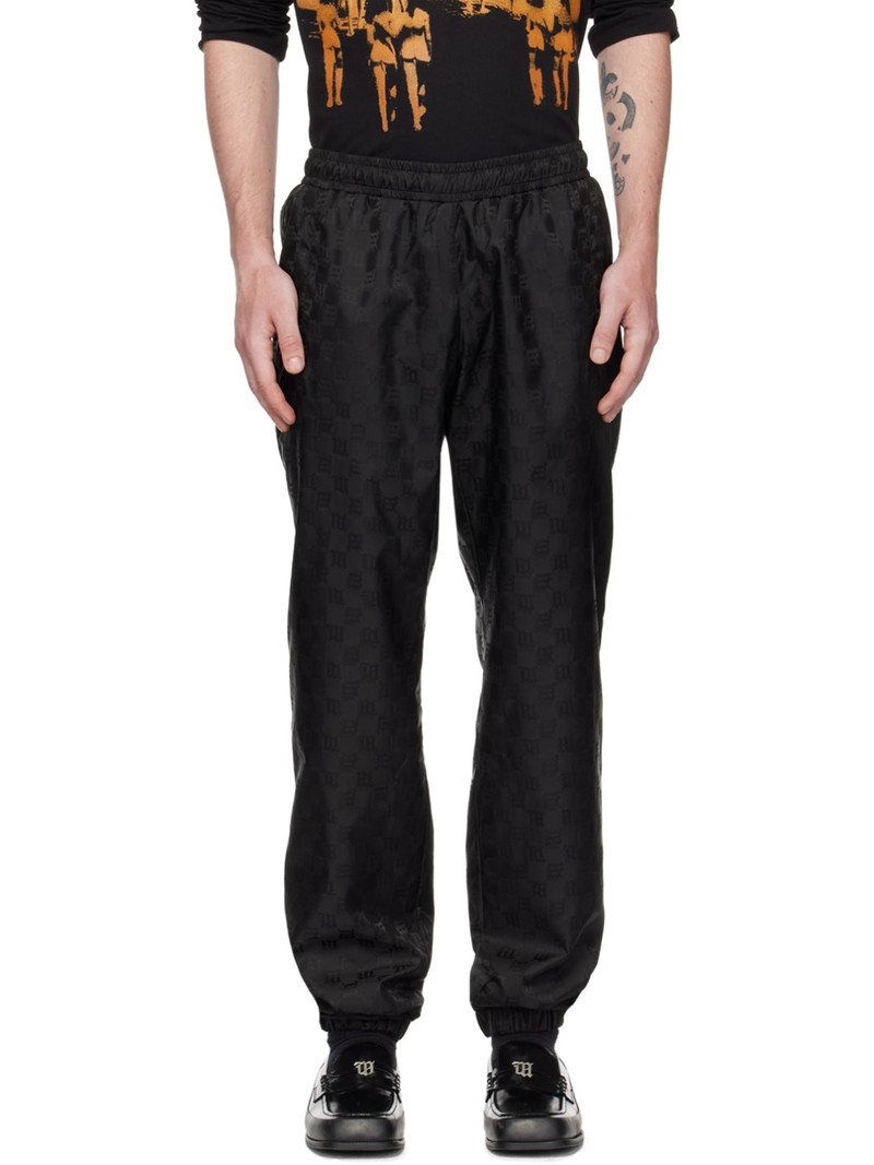 Black Monogram Trousers 1