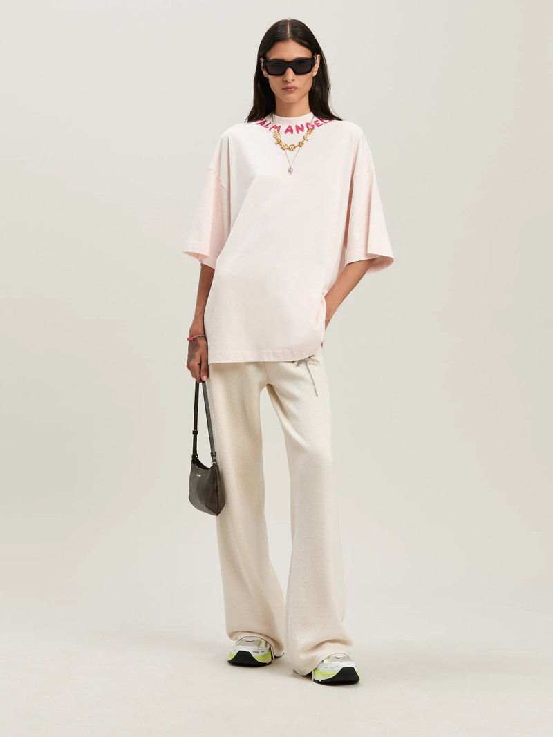 Palm Angels Classic logo cropped Baby T-shirt outlook