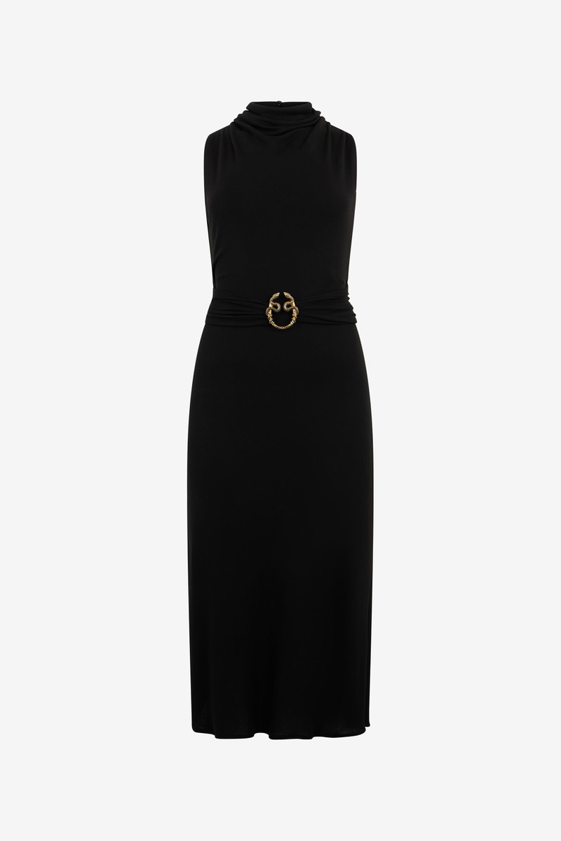Midi Dress with Snake Detail 1